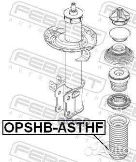 Пыльник амортизатора перед прав лев Febest 920