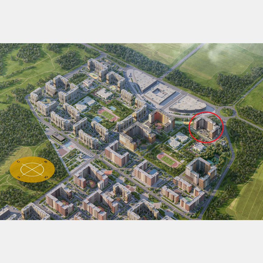 1-к. квартира, 34,2 м², 3/16 эт.