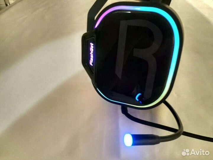 Наушники игровые, для пк, с подсветкой