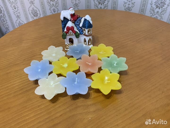 Домик для свечки керамика