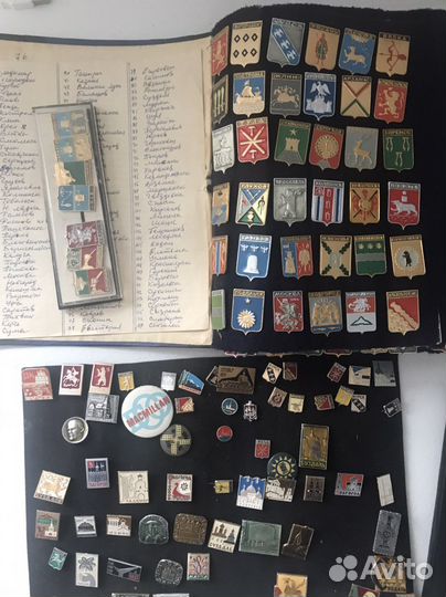 Коллекция значков СССР города и другие
