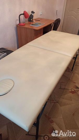 Массажная кушетка складная с отверстием