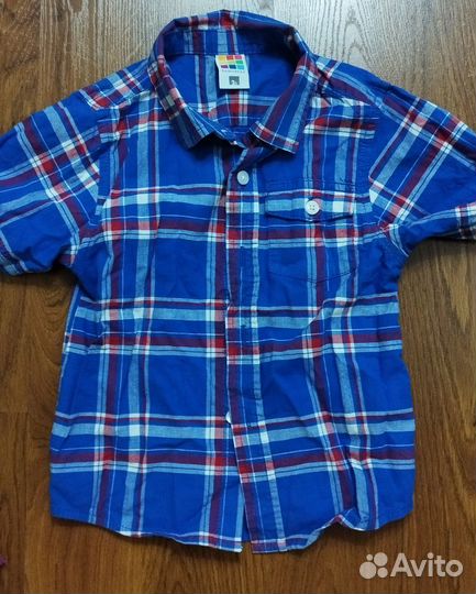 Рубашка для мальчика р.98-104