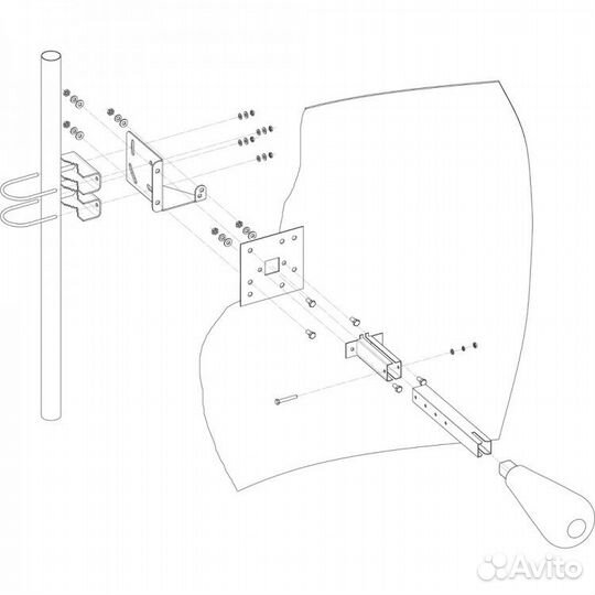 Параболическая антенна mimo