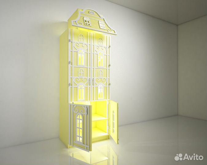 Шкаф домик в детскую голландский. Дом Версаль Д-17