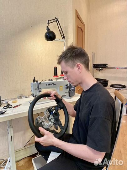 Руль Mitsubishi ASX / Outlander 3 перетянутый