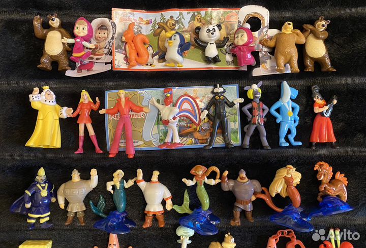 Полные серии киндер-сюрприз