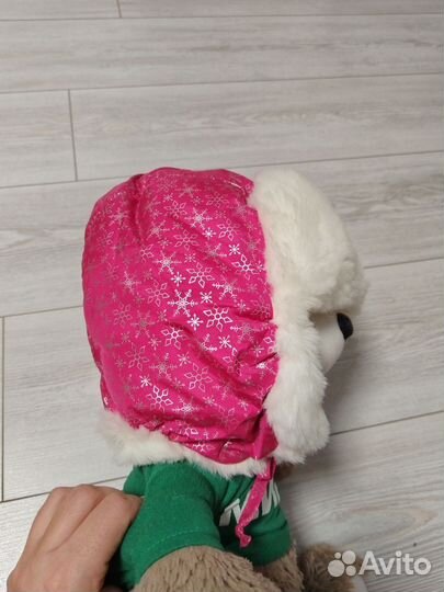 Шапка ушанка зимняя детская