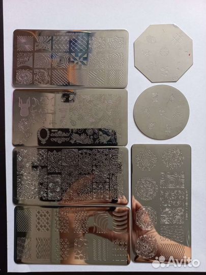 Пластины для стемпинга набор
