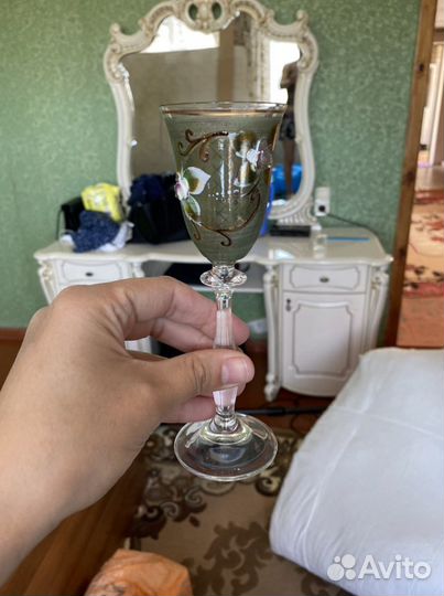 Фужеры бокалы богемия