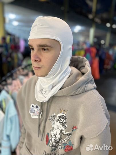 Балаклава горнолыжная белая