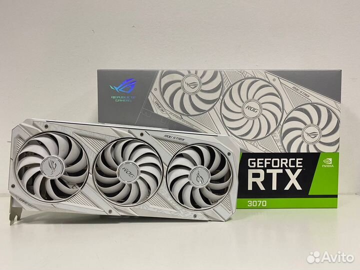 GeForce RTX3070 asus ROG strix 8Gb OC White