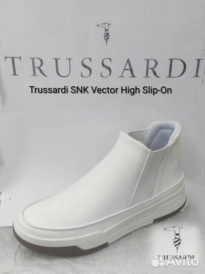 Trussardi ботинки сникерсы новые 37 р-р