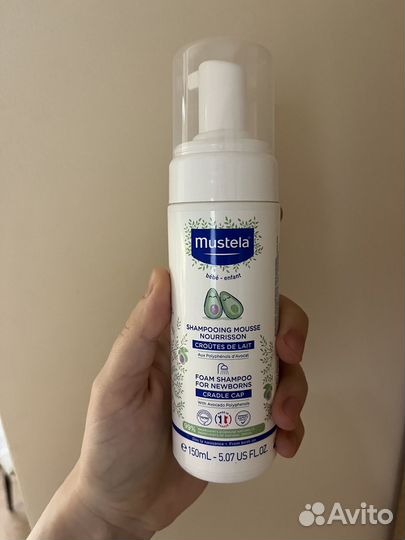Mustela пенка от молочных корочек для младенцев