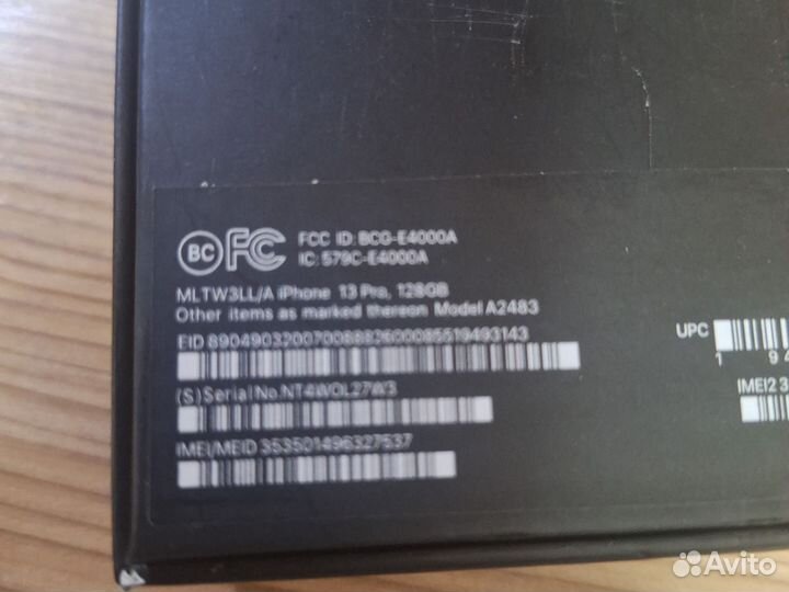 iPhone 13 Pro, 128 ГБ