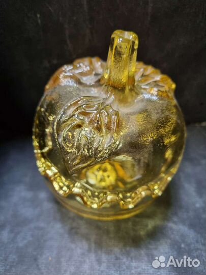 Лимонница толстое цветное стекло СССР