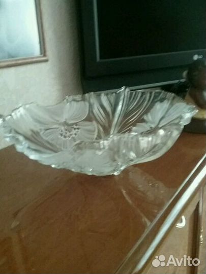 Хрустальное блюдо