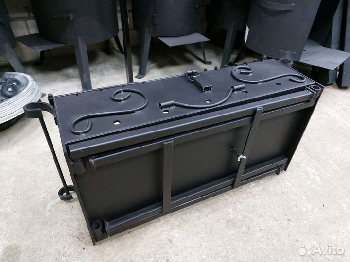 Мангал+ казан 6л+шампура+шумовка+нож-вилка