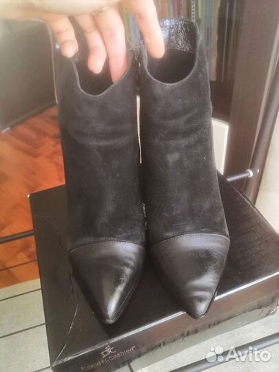 Ботильоны женские 37 размер натуральная кожа