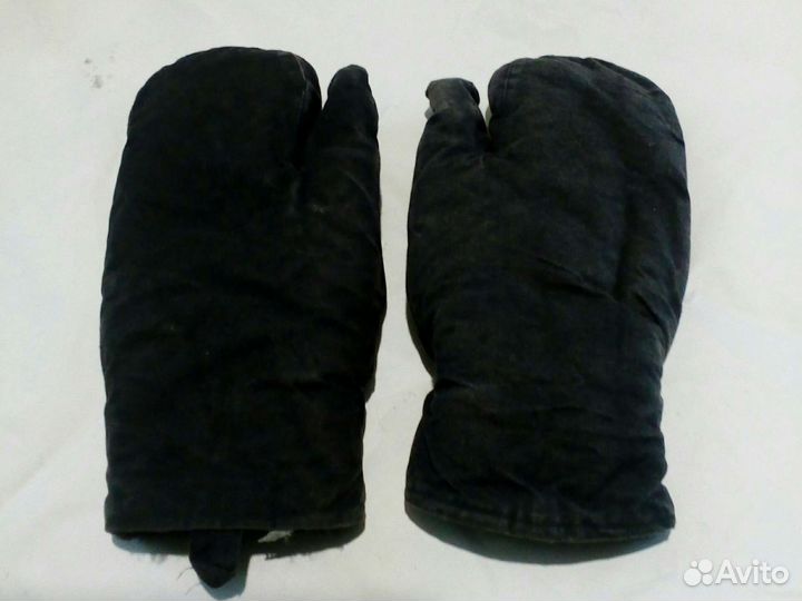 Зимние трехпалые рукавицы