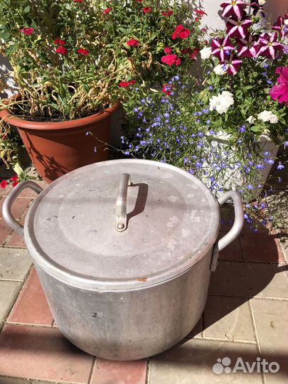 Кастрюля алюминиевая 10 литров