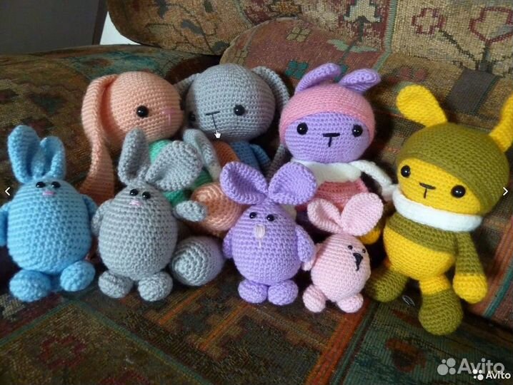 Вязанные игрушки мягкие