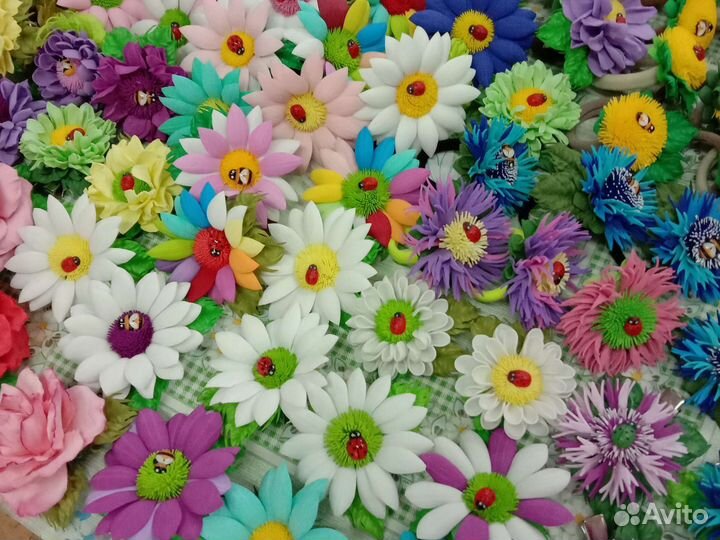 Заколочки, резиночки, ободки все в наличие