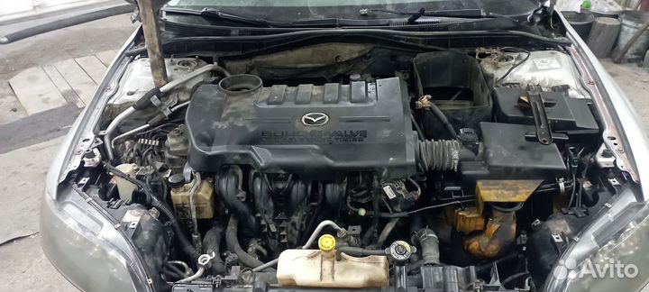 Mazda 6 2.3 AT, 2004, битый, 220000км