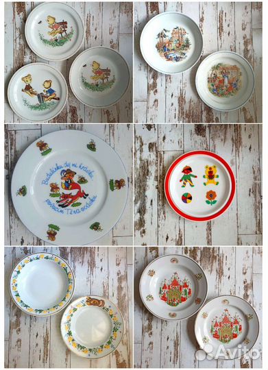 Детская посуда, наборы, тарелки