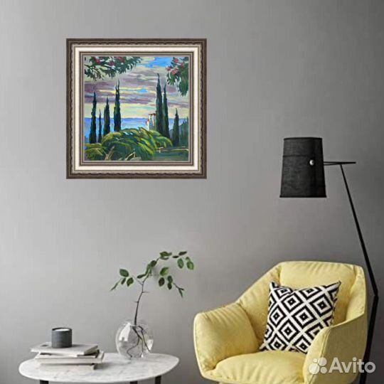 Картина маслом на холсте пейзаж