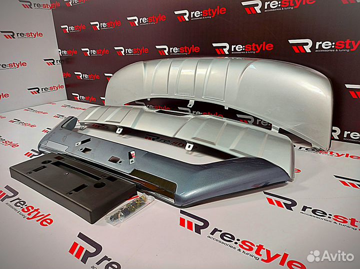 Накладки на бампера X-Trail 32 Перед + Зад