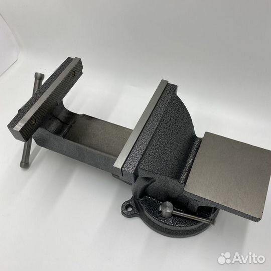 Тиски слесарные 150мм поворотные с наковальней Сер