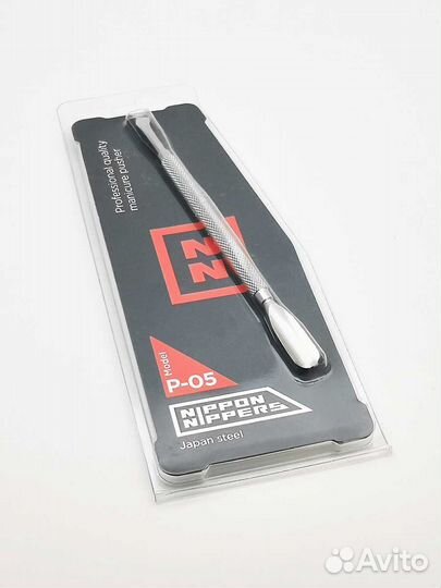 Пушер для маникюра. Широкая лопатка. Топорик