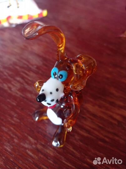 Стеклянные фигурки животных