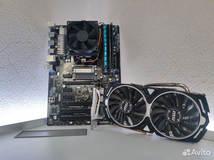 Комплекты для сборки пк: FX 8320/ 16gb/ rx570 4gb