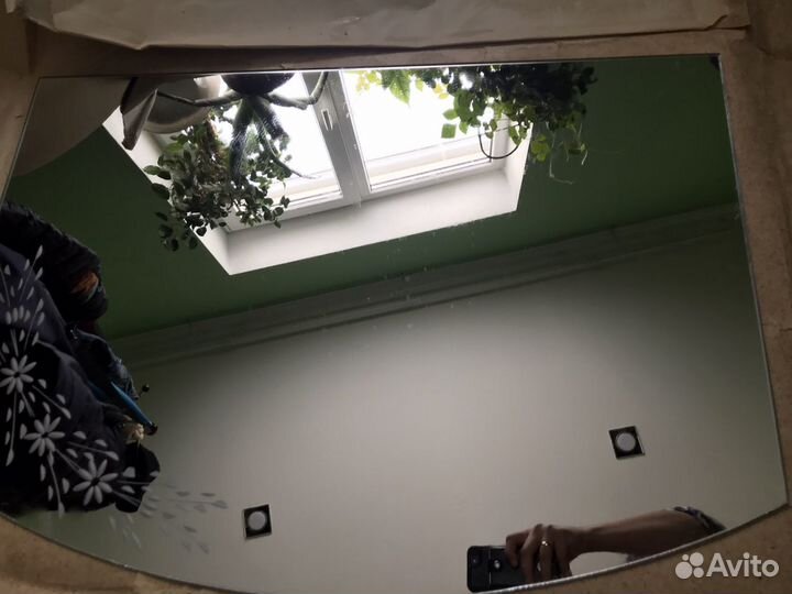 Зеркало Цветы размер 74х54