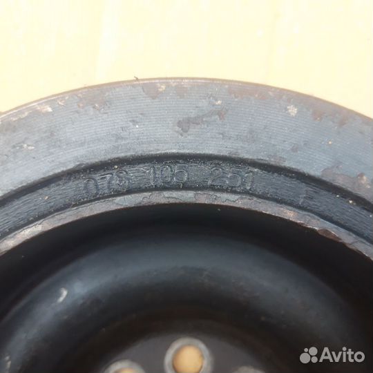 Шкиф коленвала ауди 2.8 2.6 V6
