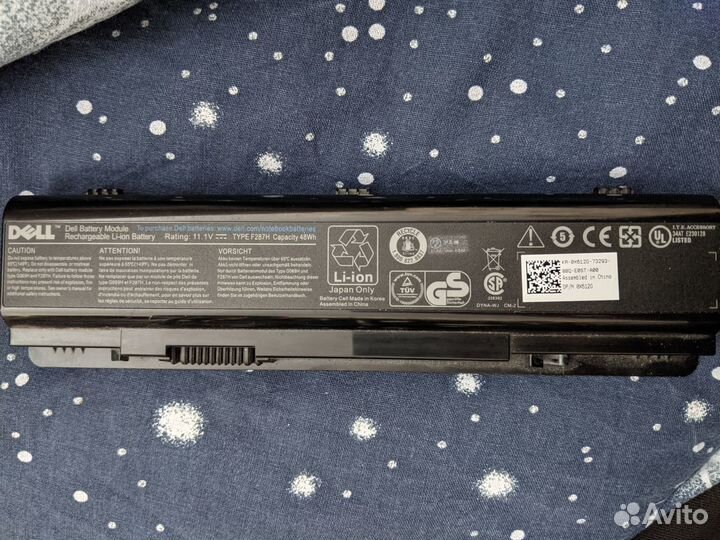 Аккумуляторная батарея для dell F287H