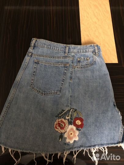 Джинсовая юбка zara