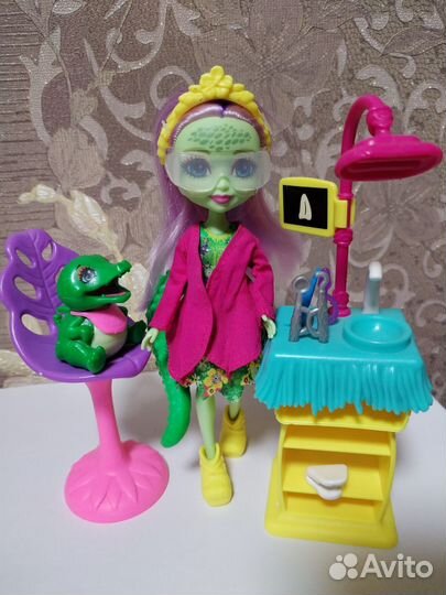 Стоматология с куклой Энди Крокодилли Enchantimals
