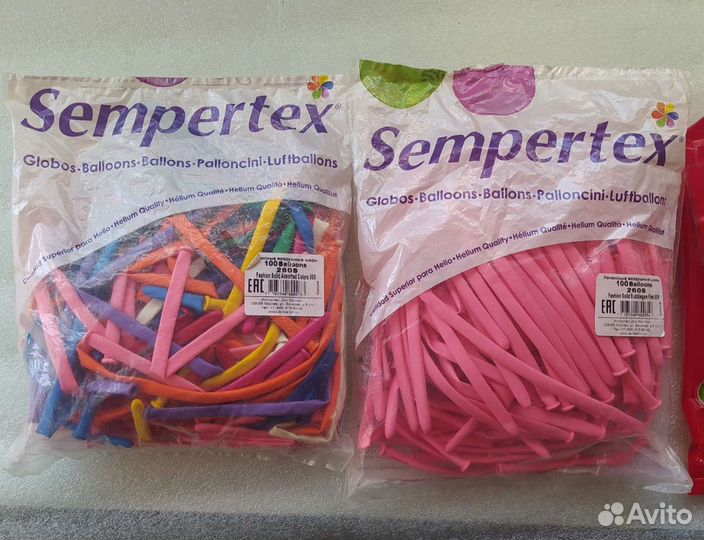 Воздушные шары для моделирования буквы цифры