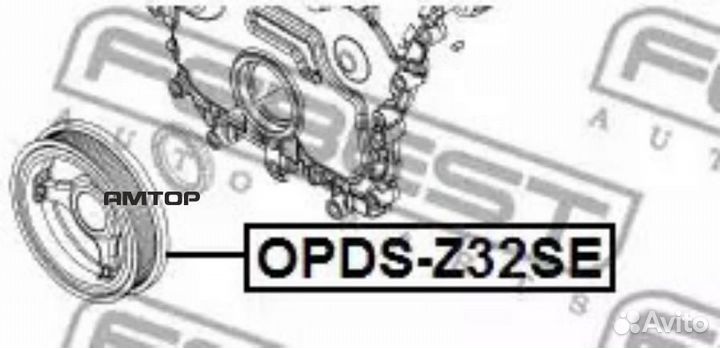 Febest opdsz32SE opds-Z32SE febest шкив коленвала
