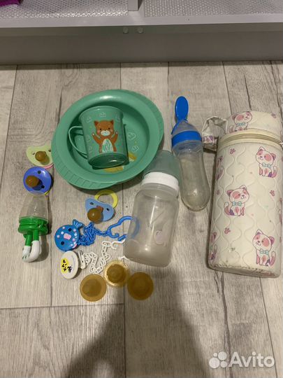 Бутылочка, термос, ниблер, соски