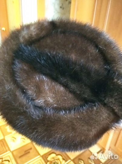 Шапка норковая женская