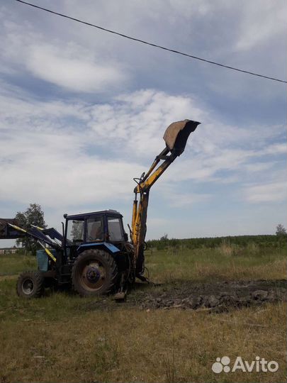 Услуги экскаватор-погрузчика