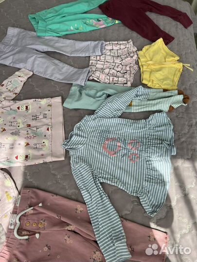 Вещи пакетом на девочку 86-92 (9 шт)