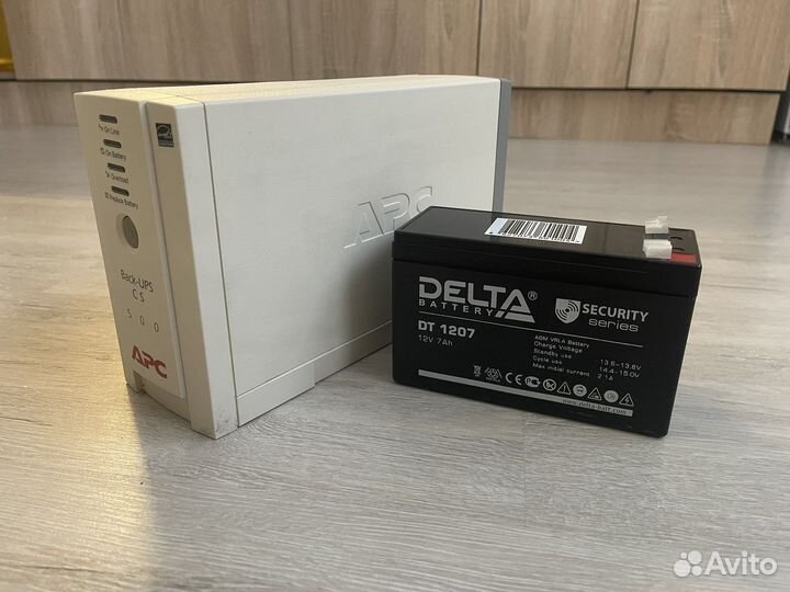 Ибп 500W с новым акб APC Back-UPC CS 500