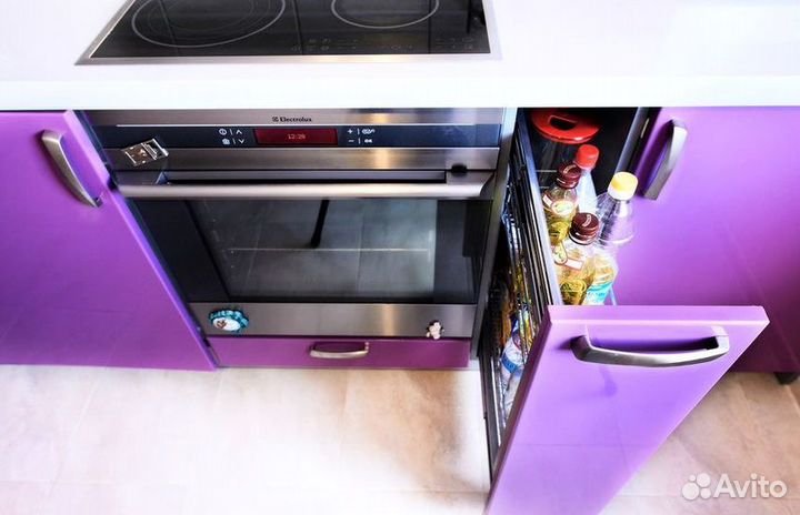 Угловая кухня с мдф фасадами