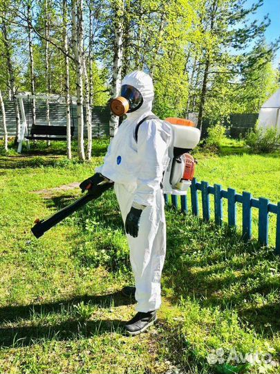 Обработка участков от клещей, комаров, короеда