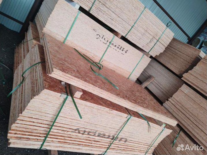 Плита OSB осб-3 осп-3 9 мм Калевала